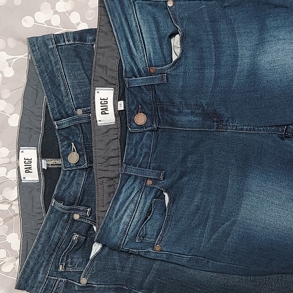 SOLD PAIGE Bundle of 2 Straight Jeans 29/8 - Picture 5 of 8